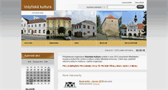 Desktop Screenshot of kultura-volyne.cz