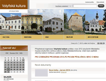 Tablet Screenshot of kultura-volyne.cz